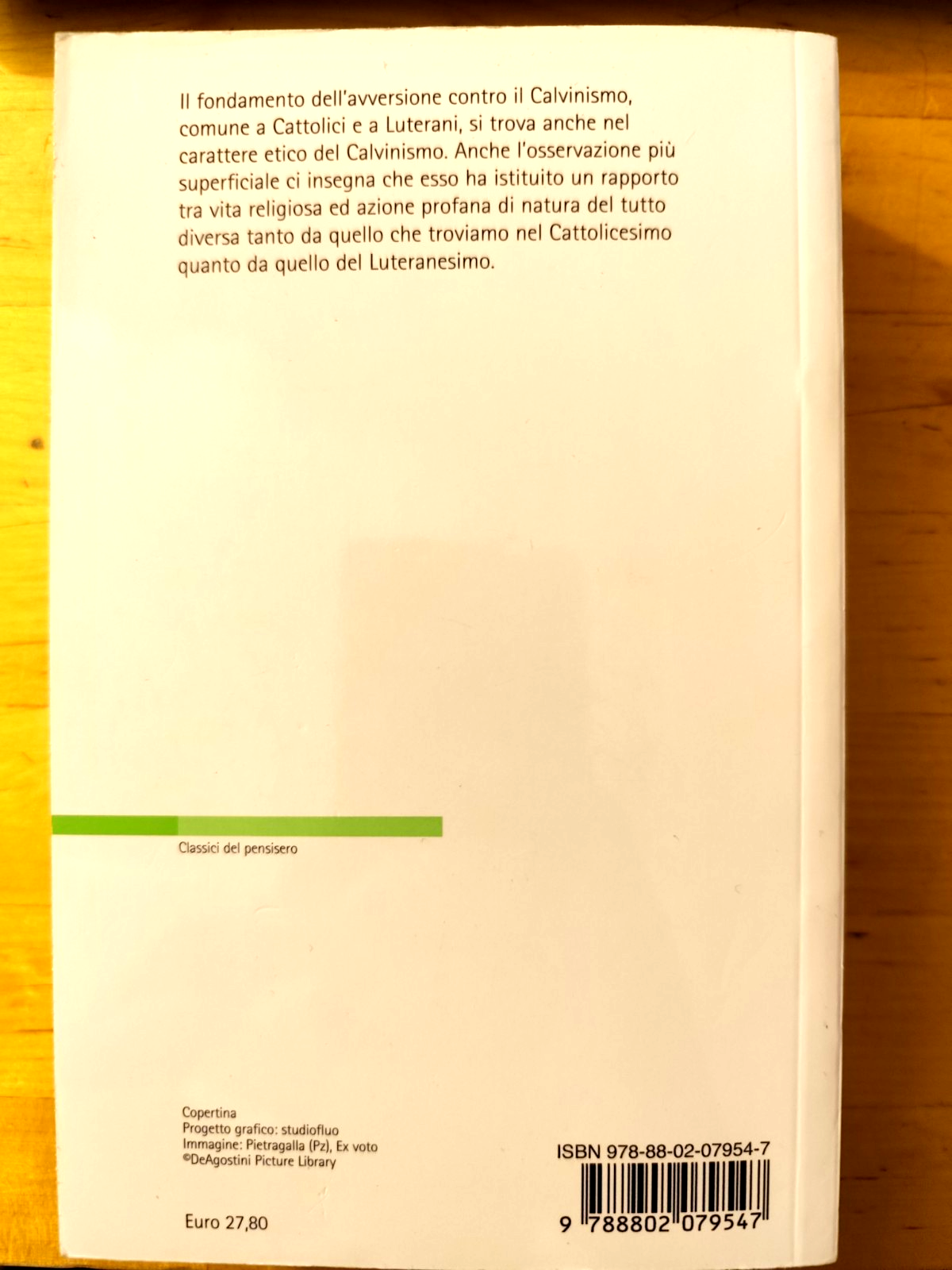 Sociologia delle religioni 2 Weber vol. secondo UTET 2008 classici del pensiero