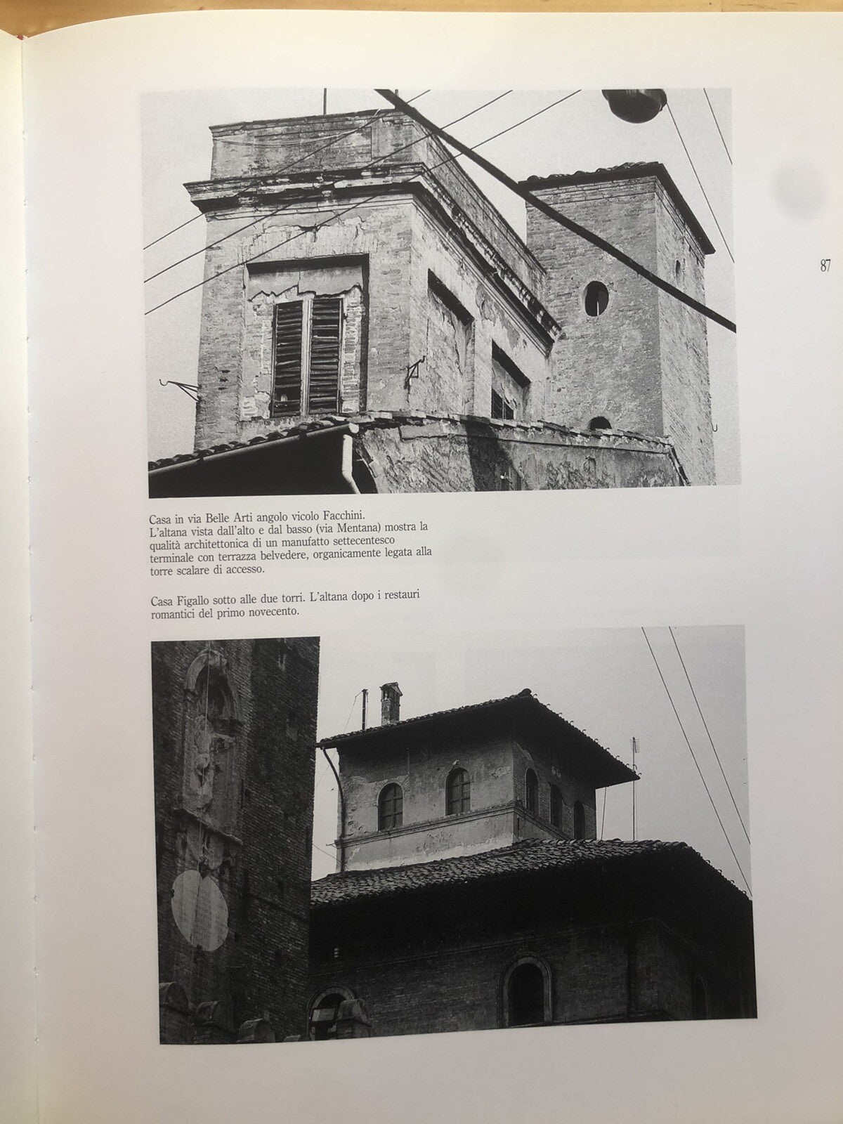 Sopra i tetti di Bologna -  Altane e Terrazze storiche, Roberto Scannavini 1995