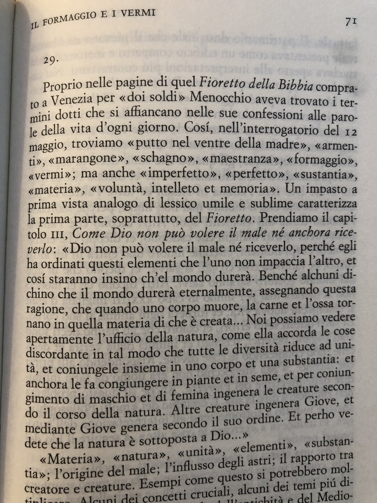 Ginzburg - Il formaggio e i vermi il cosmo di un mugnaio del '500 - Einaudi 1982