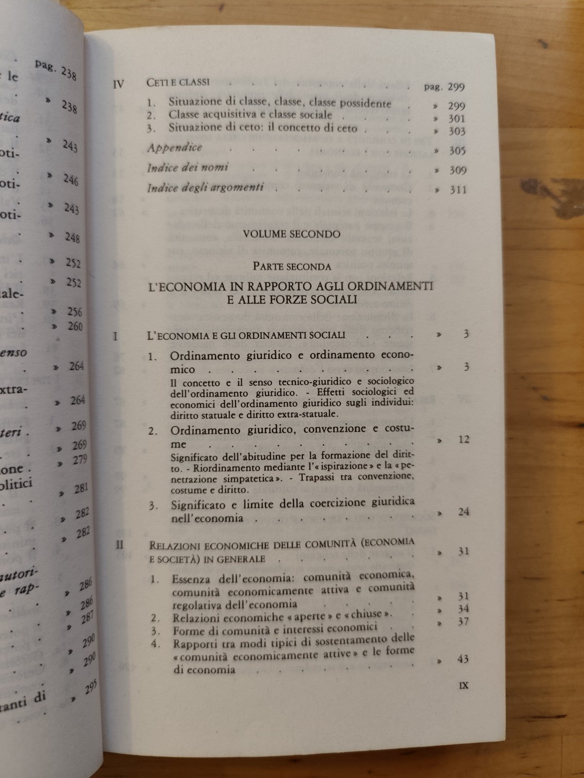 Economia e società - Weber, Sociologia, Edizioni di comunità vol. 1, 2, 4 - 1980