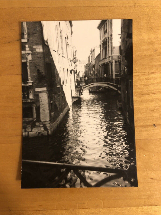 Fotografia VENEZIA originale ponte - 1958, 6x9cm