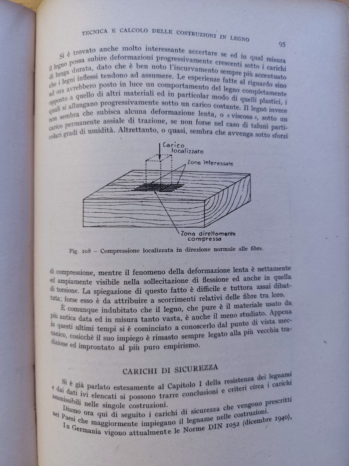 Tecnica delle costruzioni, costruzioni in Legno, Attilio Arcangeli vol. secondo