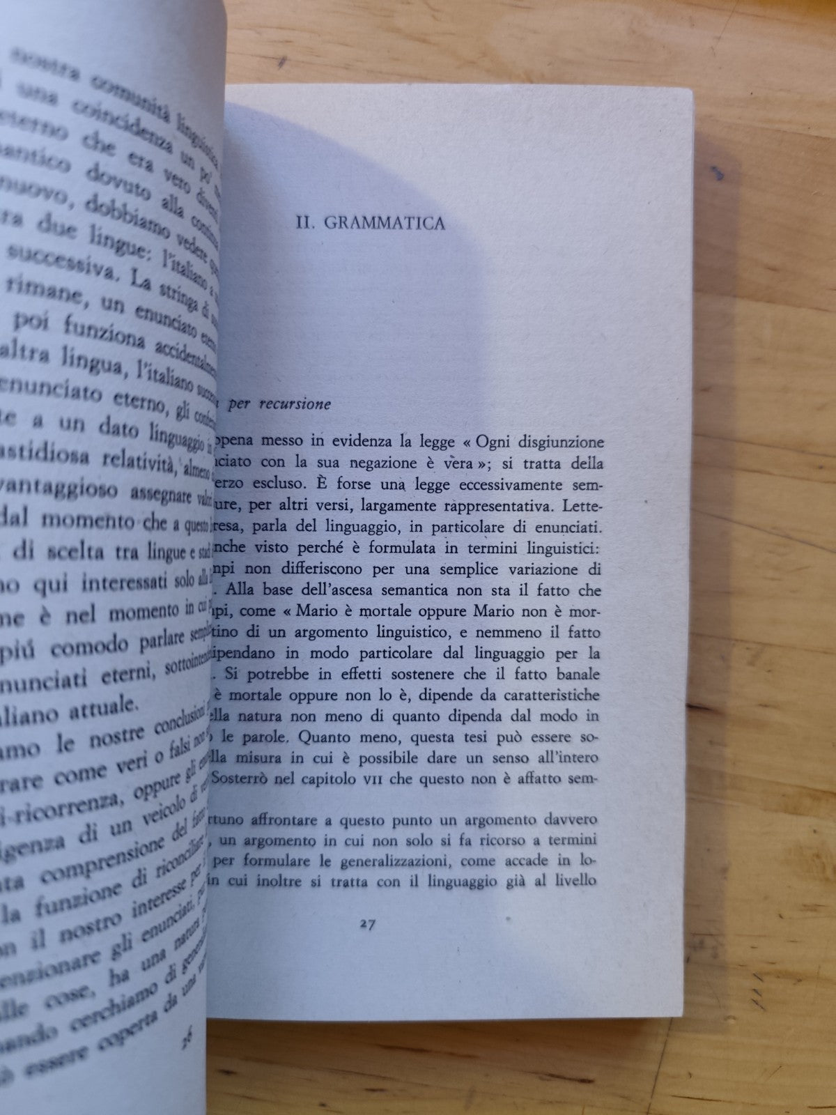 Logica e grammatica - Willard Van Orman Quine, il Saggiatore 1981