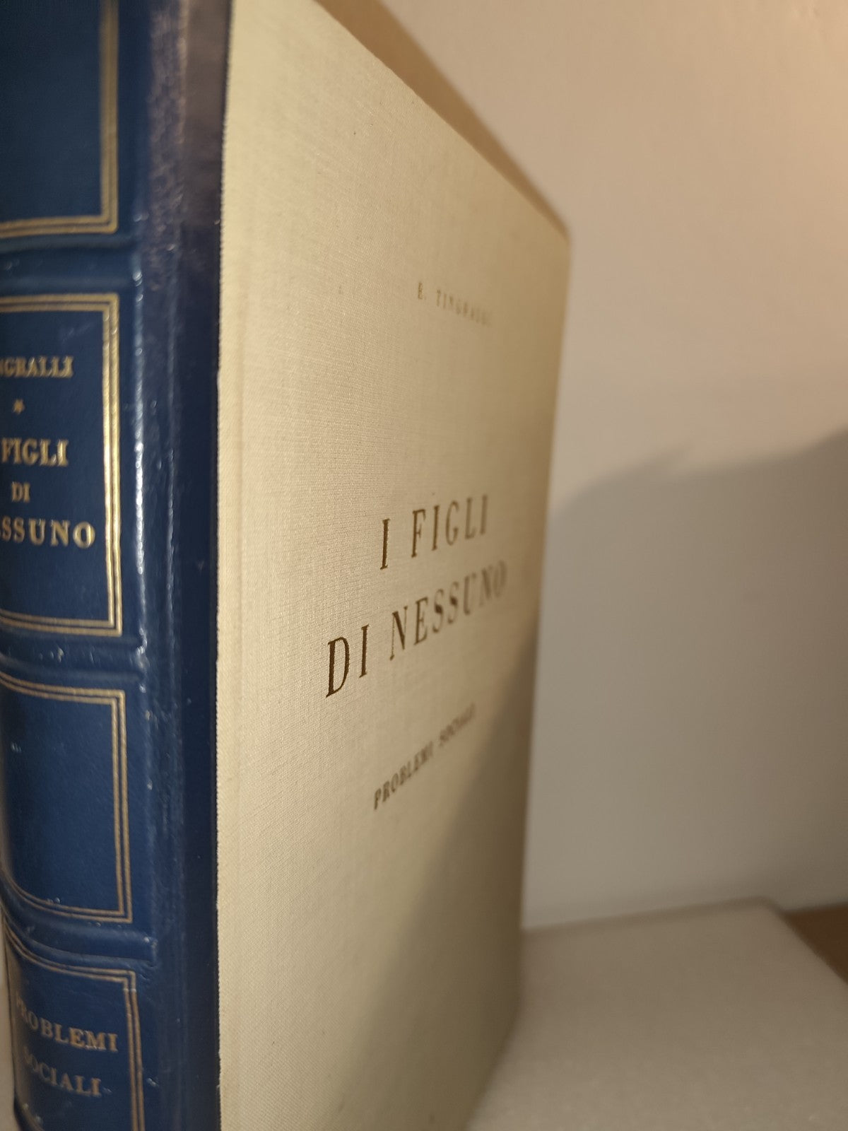 I figli di nessuno problemi sociali E. Tingralli, 1959 istituto editoriale nazio