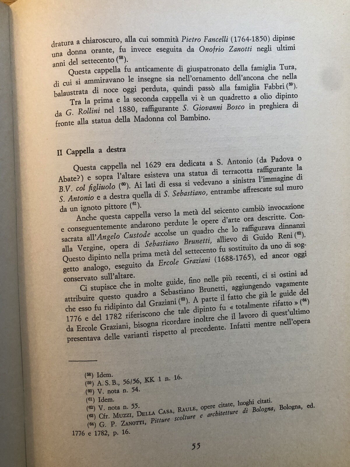 La basilica parrocchiale di S. Maria Maggiore in Bologna. G. Rivani, M. fanti