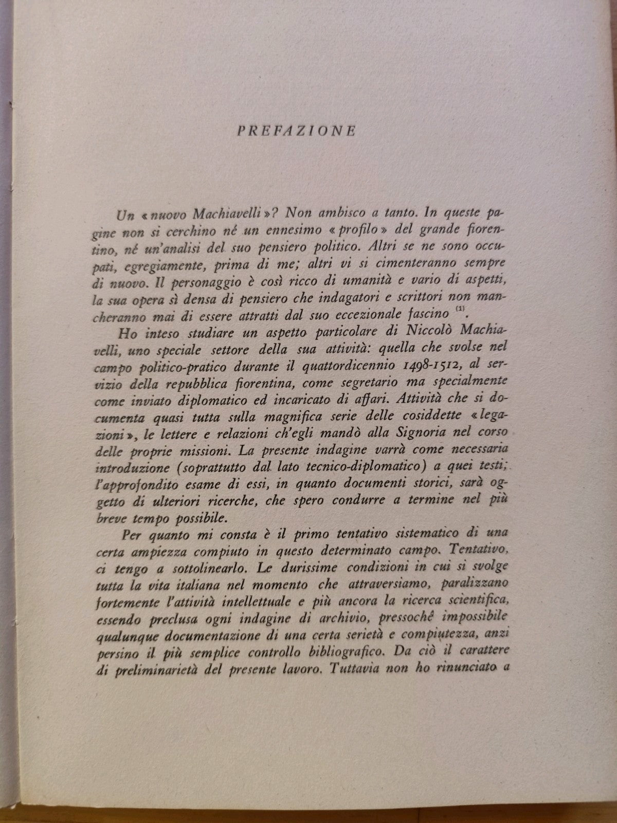 Niccolò Macchiavelli diplomatico, l'arte della diplomazia. . E. Dupré Theseider