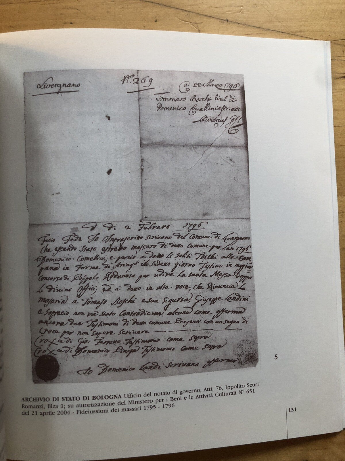 LIVERGNANO nella storia di un paese 2004