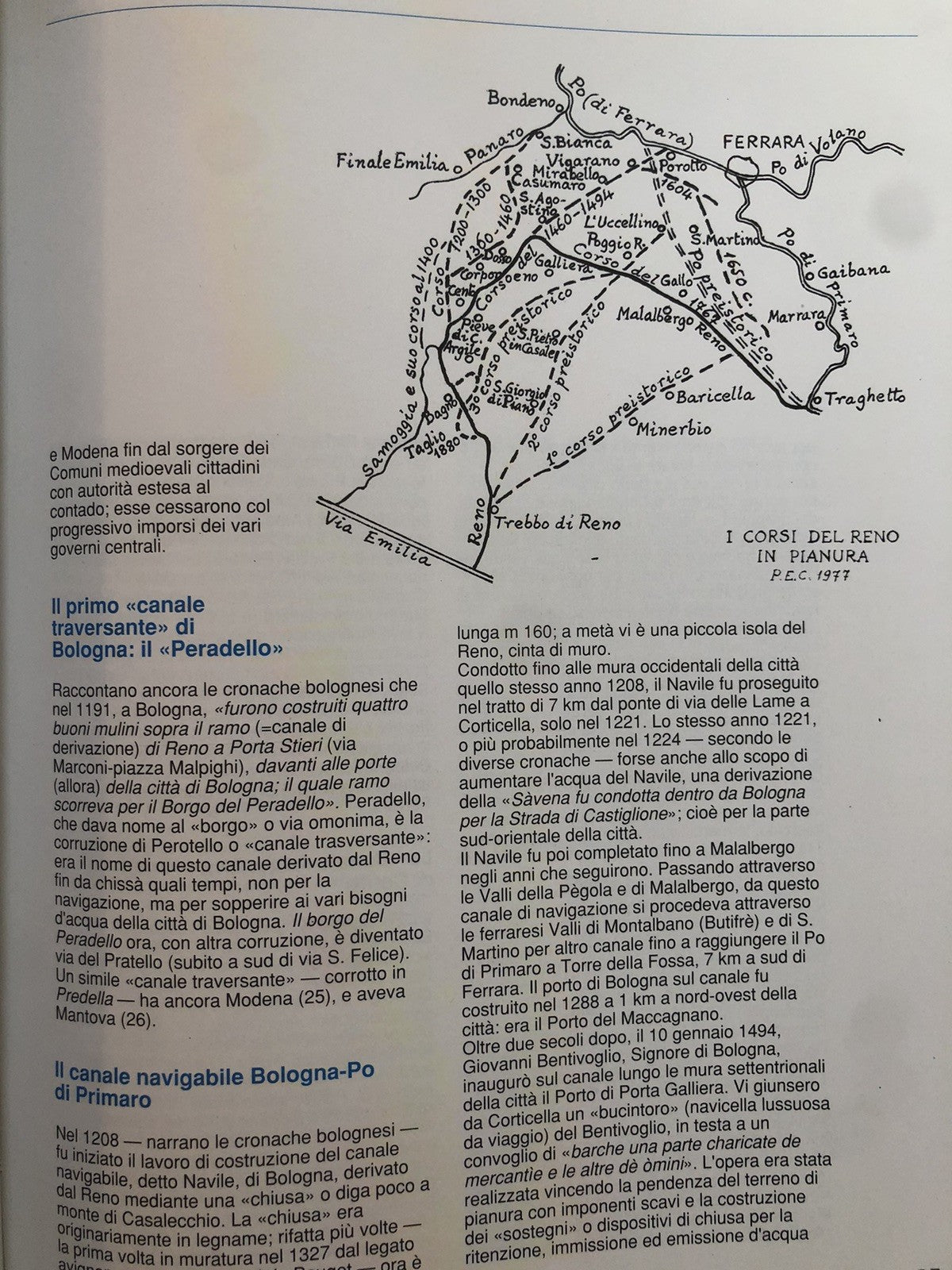 Il fiume Reno storia e percorso dell'Appennino all'Adriatico - Edmondo Cavicchi