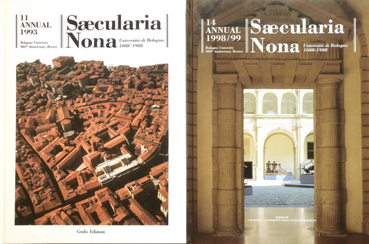 Saecularia Nona Università di Bologna - 2 volumi, Bologna University 11 - 14