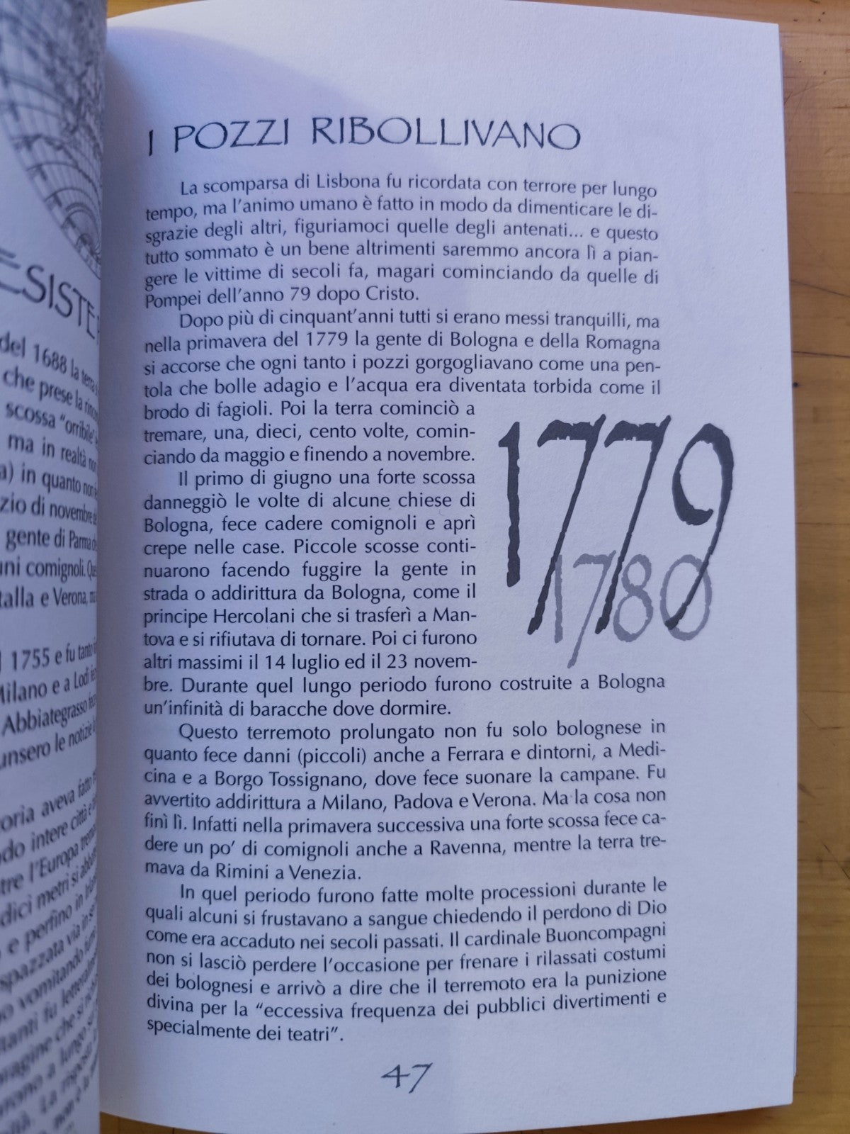 Epicentro Emilia Romagna da mille anni nei racconti dei cronisti antichi, Costa
