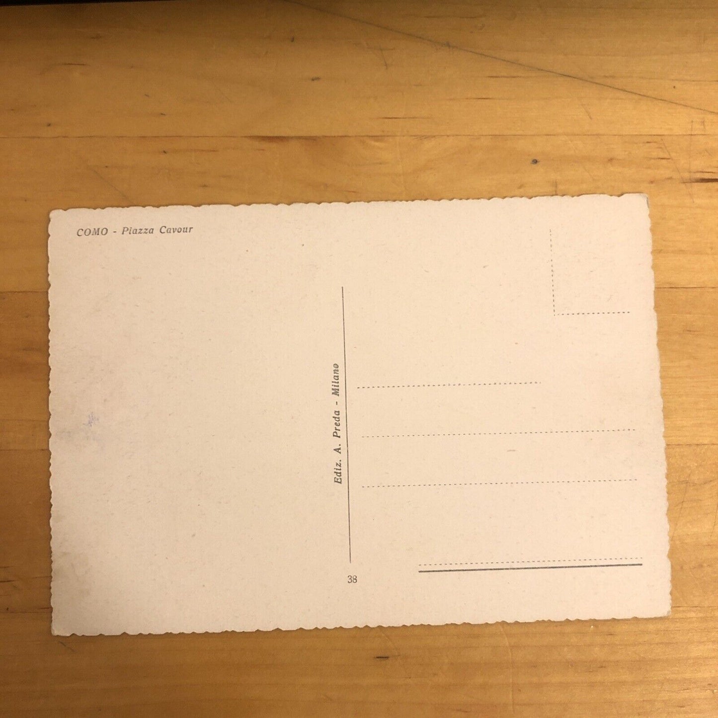 CARTOLINA COMO PIAZZA CAVOUR - NON VIAGGIATA