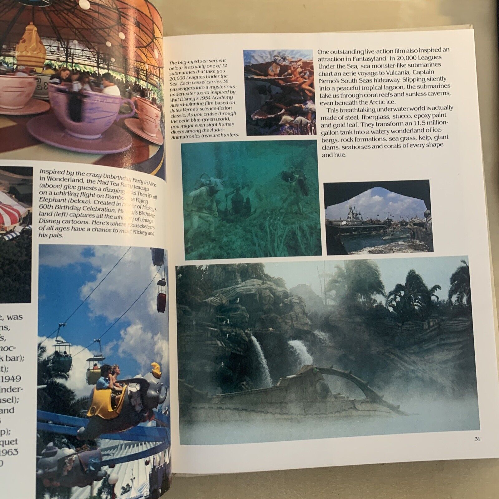 WALT DISNEY WORLD BOOK - Hardcover souvenir book **Rare** DISNEYLAND #