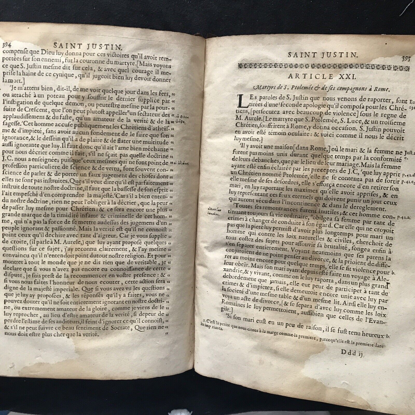 Mémoires pour servir a l’histoire Ecclésiastique  1701 Tome 2 Charles Robustel
