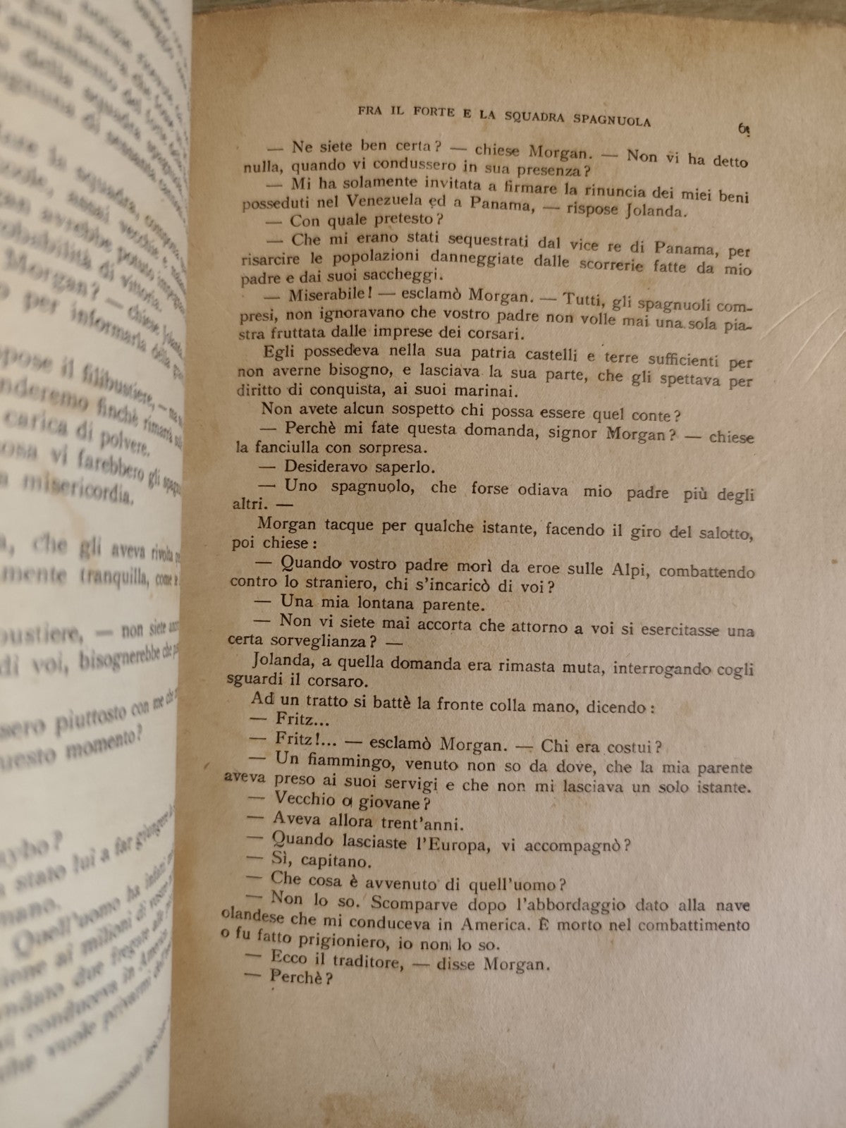 Jolanda la figlia del corsaro nero, Emilio Salgari. Vallardi 1927, illustrato
