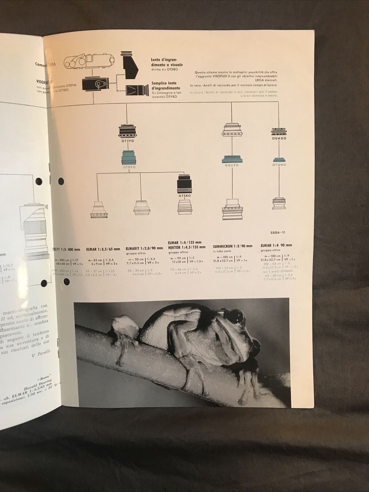 RASSEGNA, IPPOLITO CATTANEO rivista - N. 16, 1962 - Fotografia strumenti