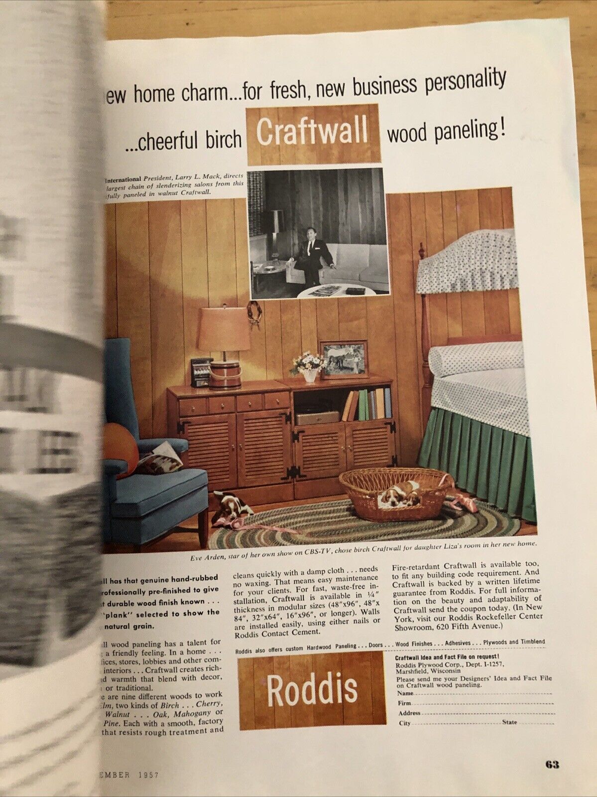 INTERIORS MAGAZINE DECEMBER 1957. Interiors, design, architecture. Olga Gueft