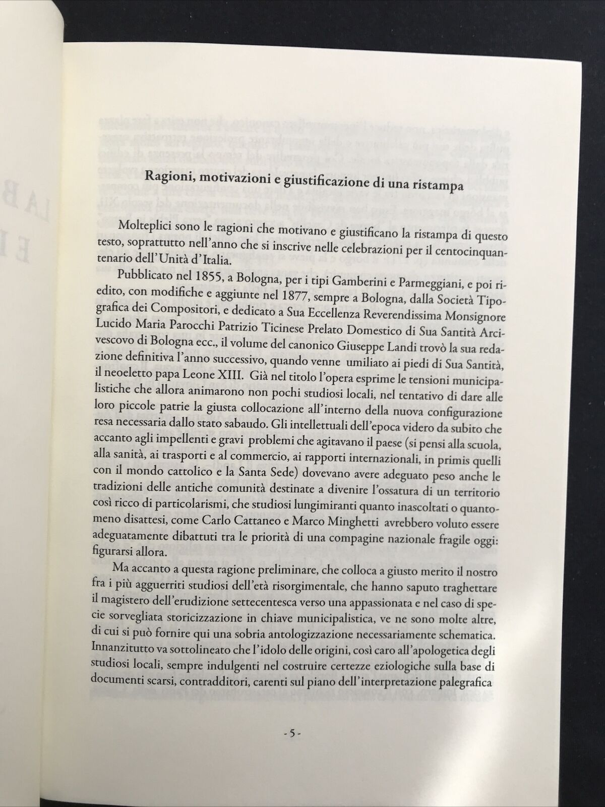 LA BOLOGNESE PIANURA E LA TERRA DI PIEVE PRESSO CENTO, Giuseppe Landi, A. Forni