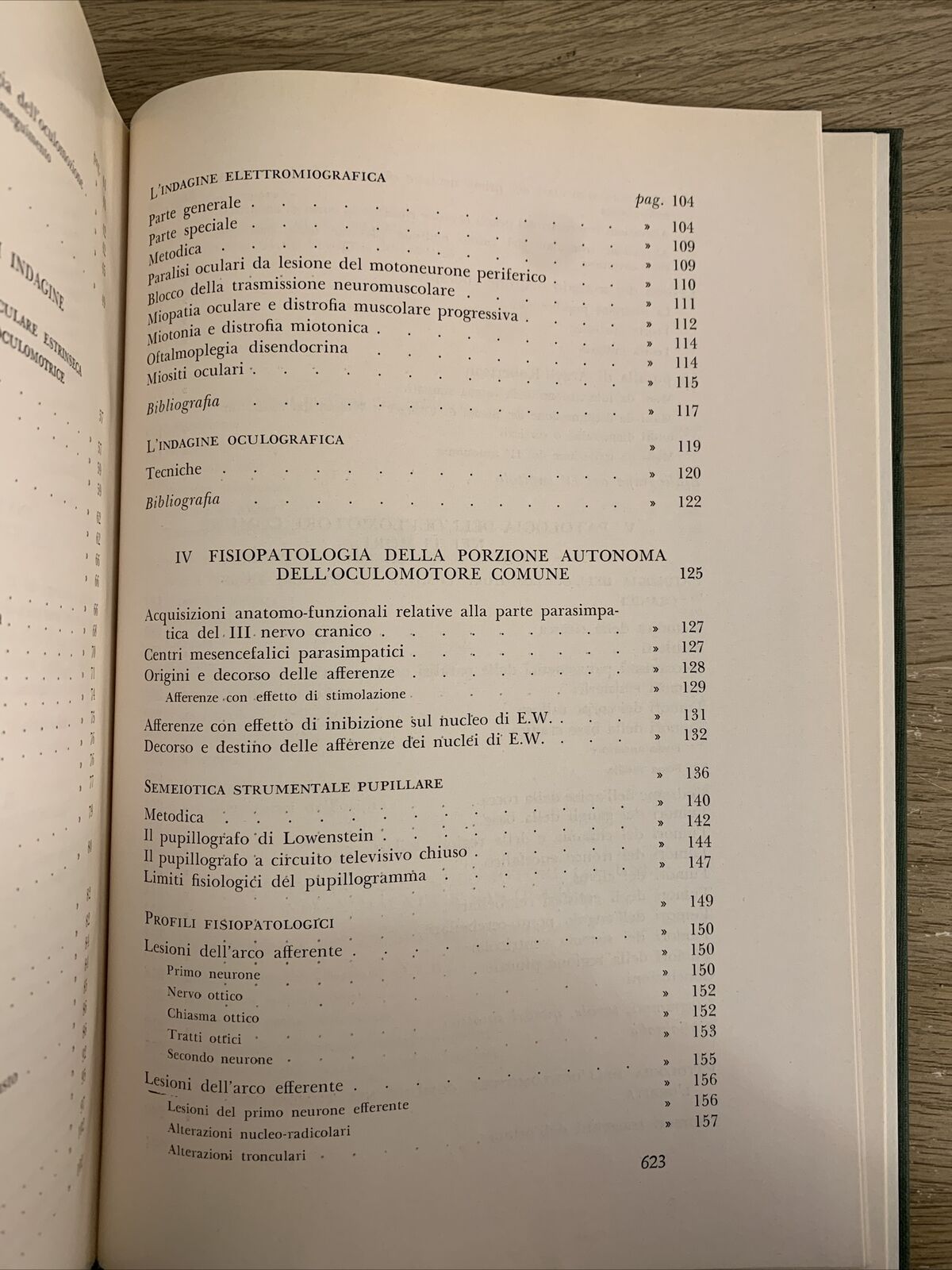 L'OCULOMOTORE COMUNE - fisiopatologia e clinica. Rizzoli 1969