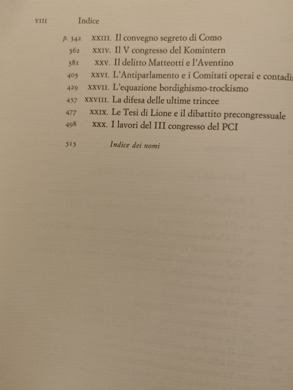 Storia del partito comunista Italiano 5 voll. - Paolo Spriano - Einaudi 1967-75