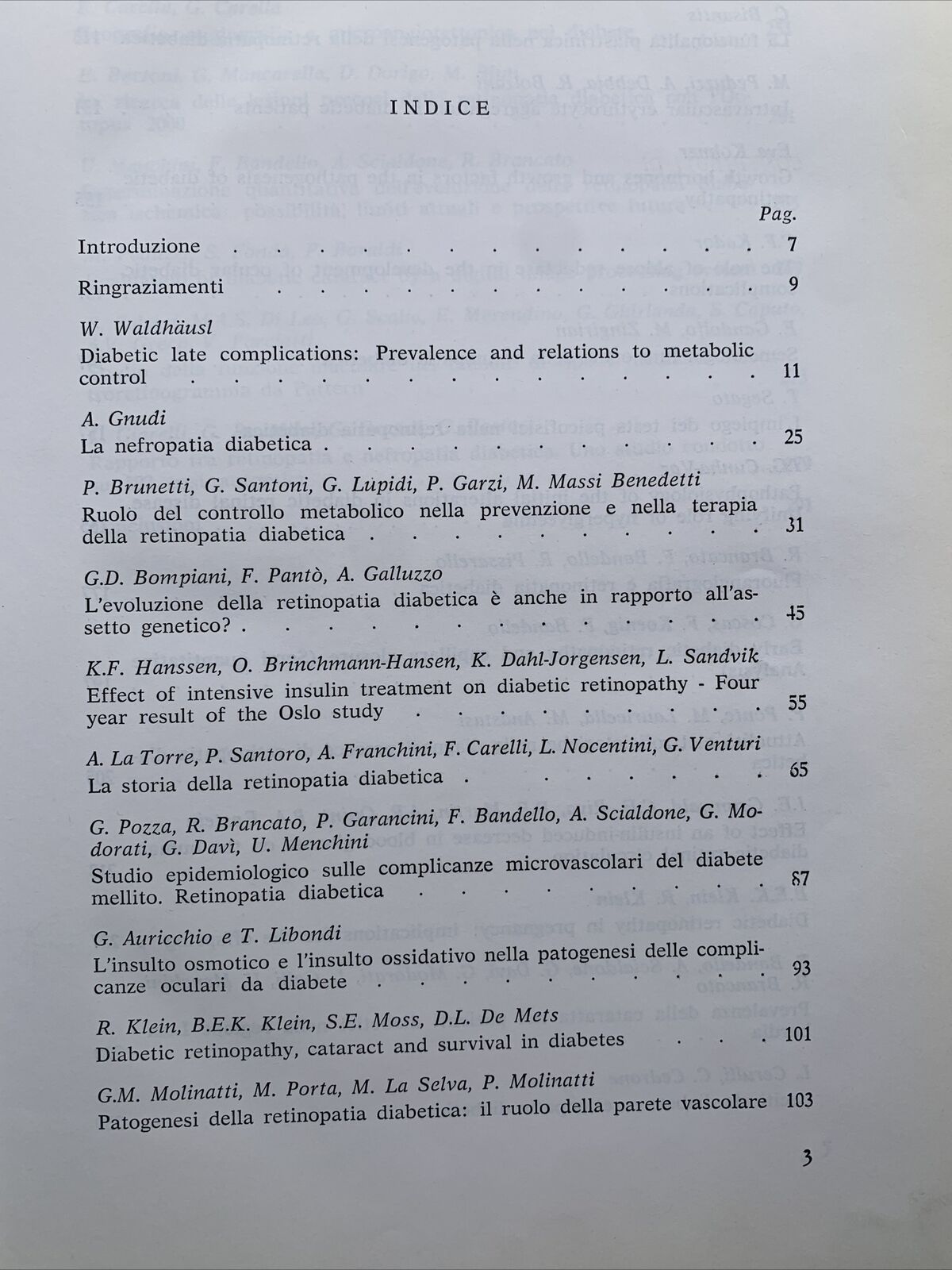 LA RETINOPATIA DIABETICA - BRANCATO POZZA, epidemiologia, patogenesi, diagnosi #