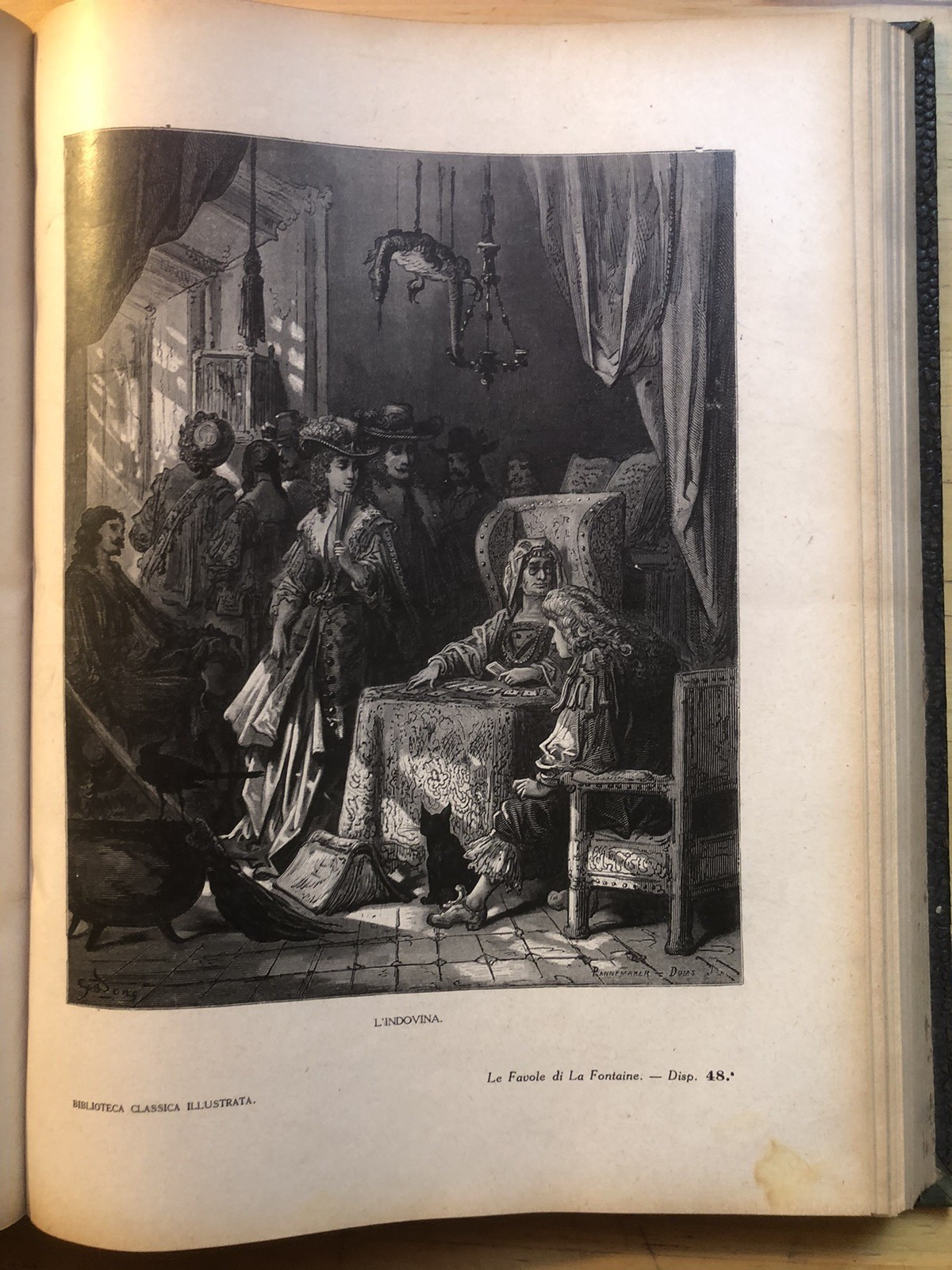 Le favole di La Fontaine - Gustavo Dorè, Emilio De Marchi.  primi del '900 s.d.