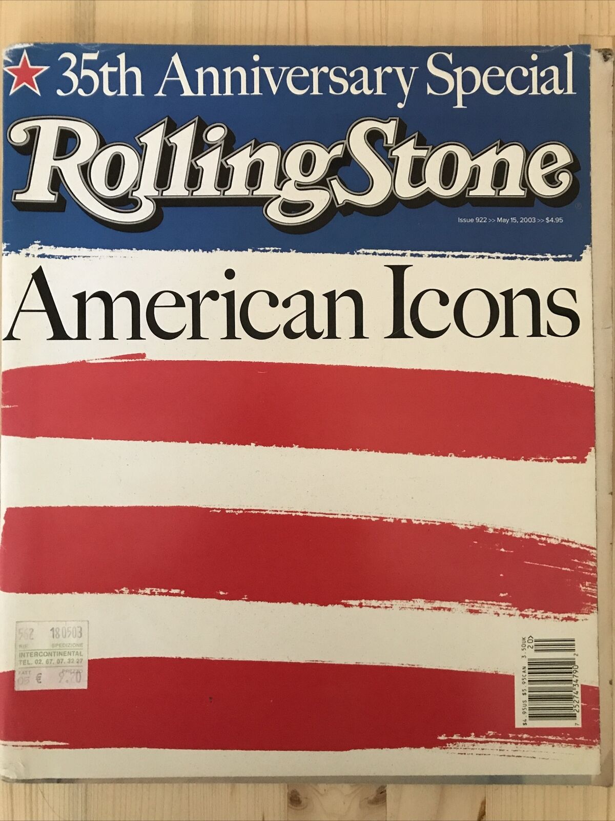 Rolling Stone Magazine Issue 922 - 15 May 2003 - 35th Anniversary Special #