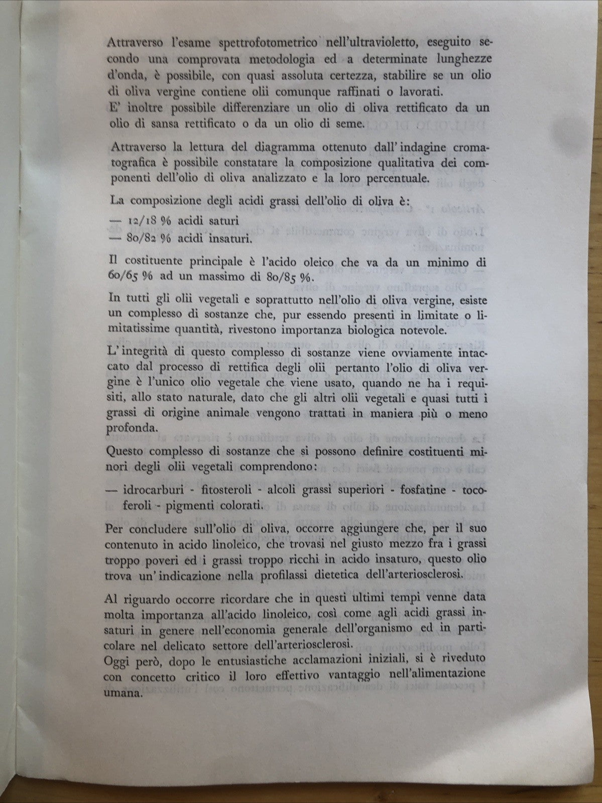 Olii e grassi alimentari con particolare riguardo all'olio di oliva, flli Berio