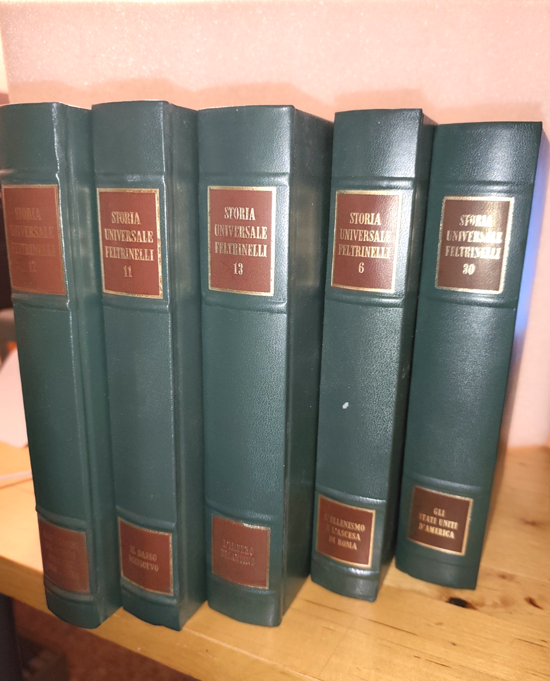 Storia Universale Feltrinelli - 5 volumi - 11, 12, 13, 6, 30