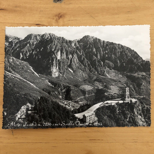 Cartolina MONTE PASUBIO, SACELLO OSSARIO 1918 NON VIAGGIATA