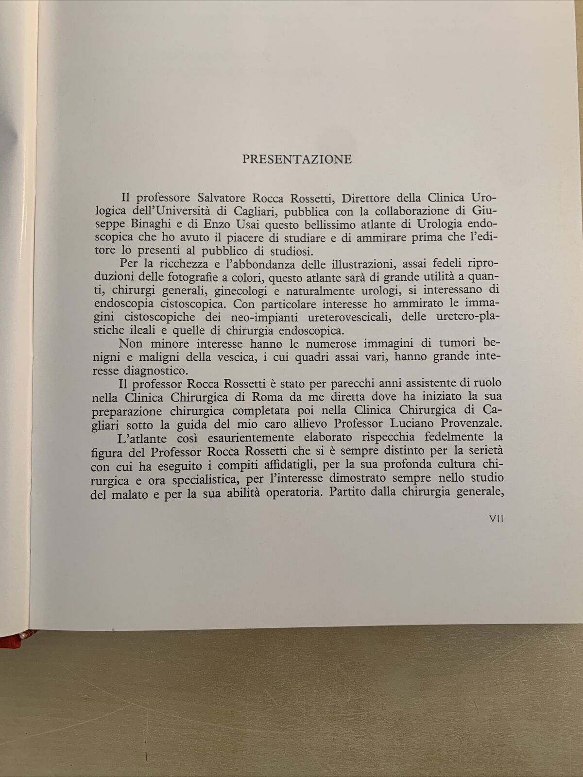 UROLOGIA ENDOSCOPICA - Rocca Rossetti, Usai, Binaghi. Editrice Universo 1970 #