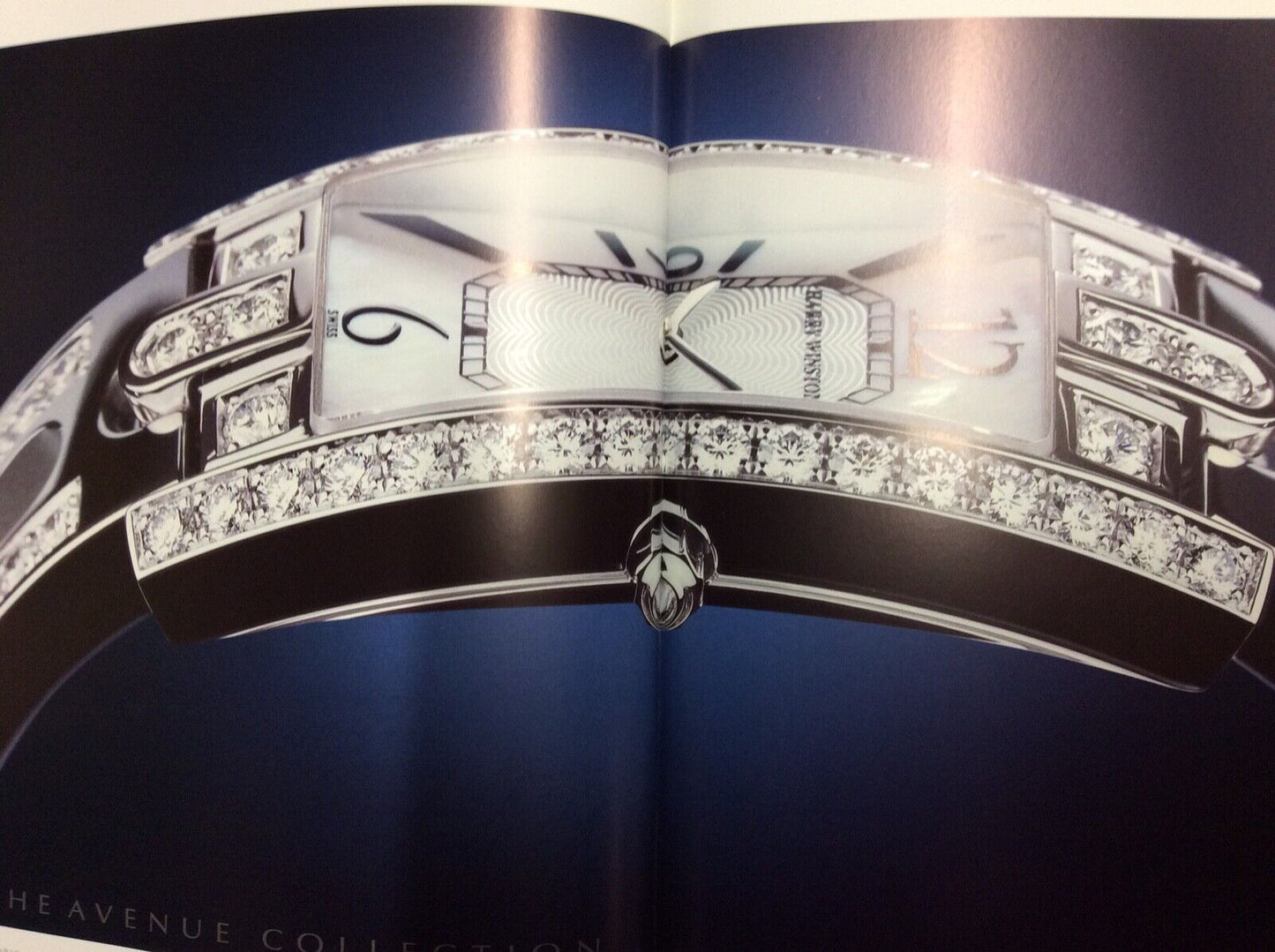 HARRY WINSTON RARE TIMEPIECES  DEPLIANT ADVERTISEMENT