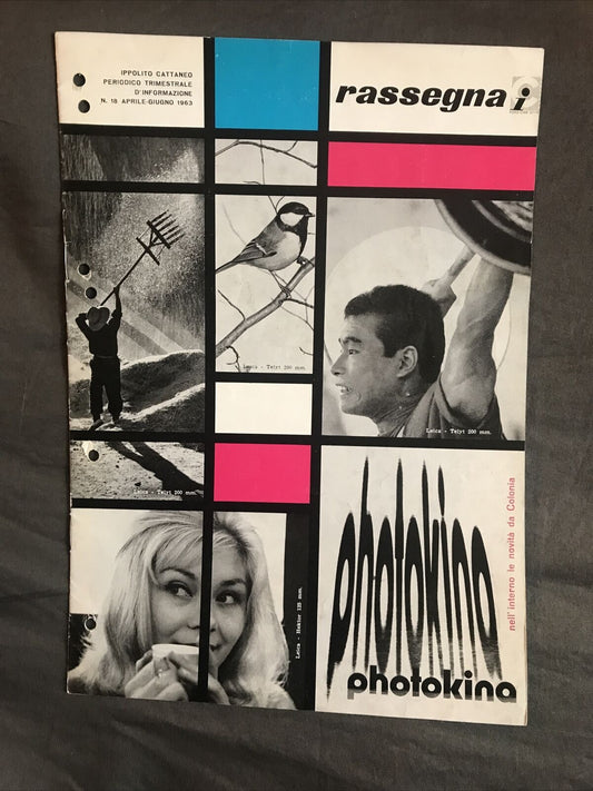 RASSEGNA, IPPOLITO CATTANEO rivista - N. 18, 1963 giugno - Fotografia strumenti