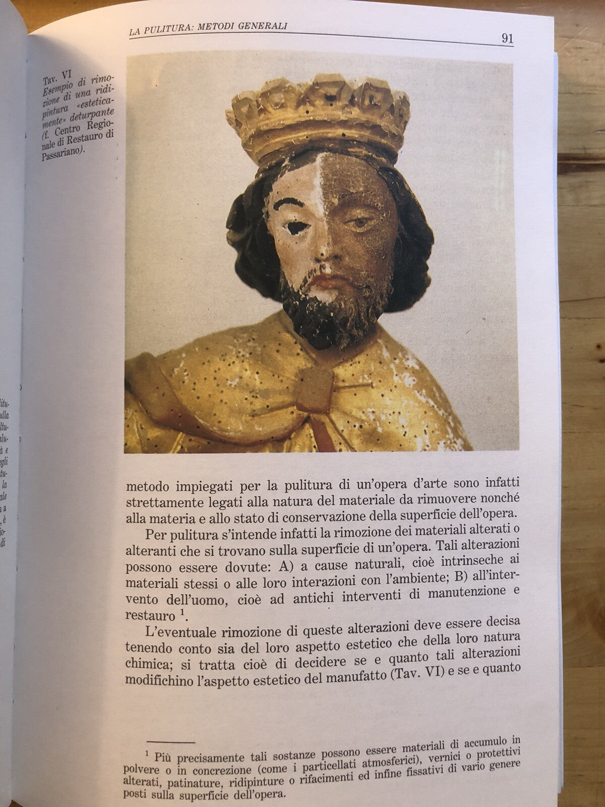 Il restauro dei dipinti e delle sculture lignee, Giuseppina Perusini. Del Bianco