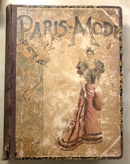 PARIS MODE antique french fashion magazine. Mode français 1893. 24 issues