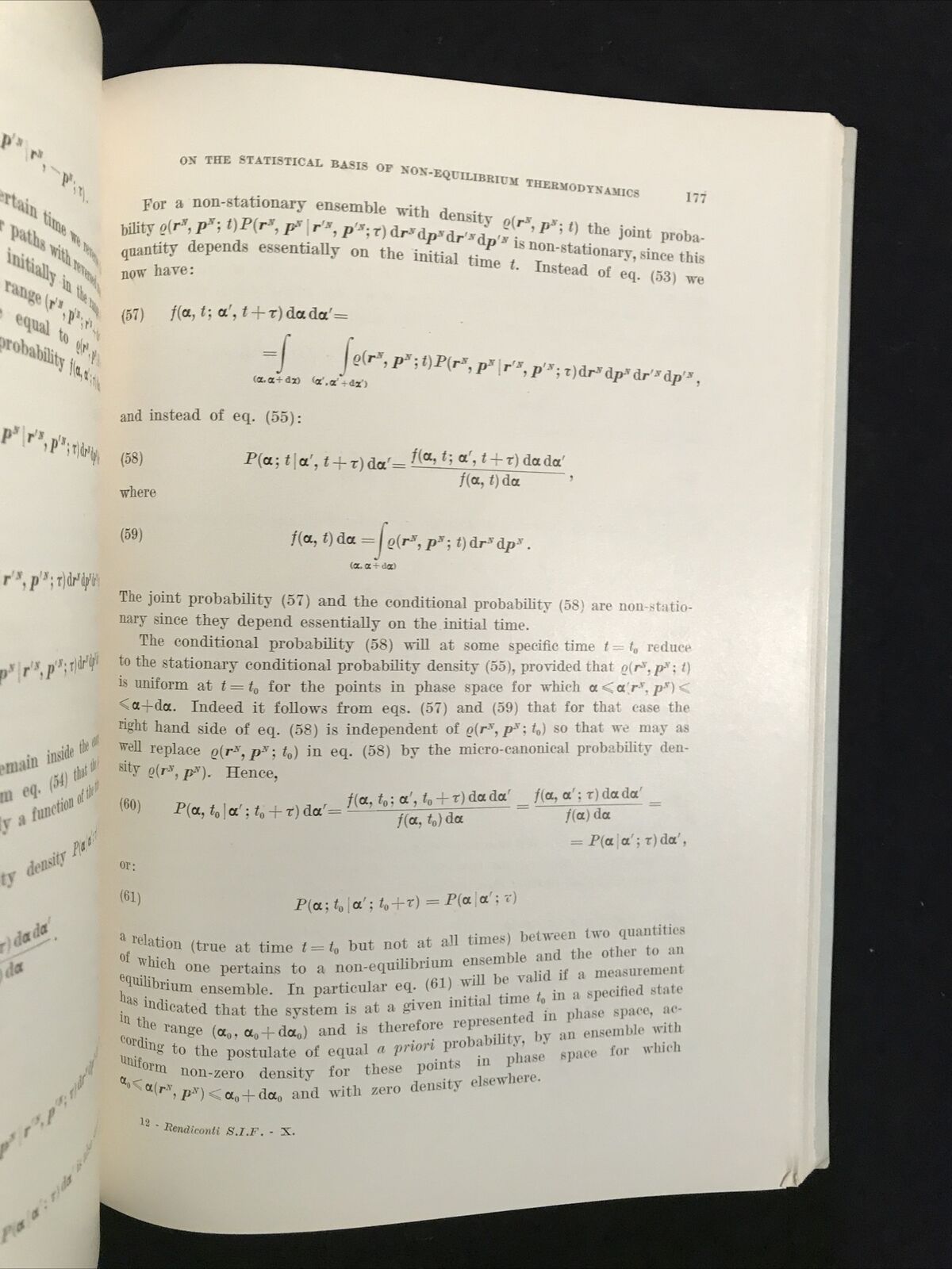 FISICA-TERMODINAMICA rendiconti scuola internazionale di fisica Enrico Fermi 