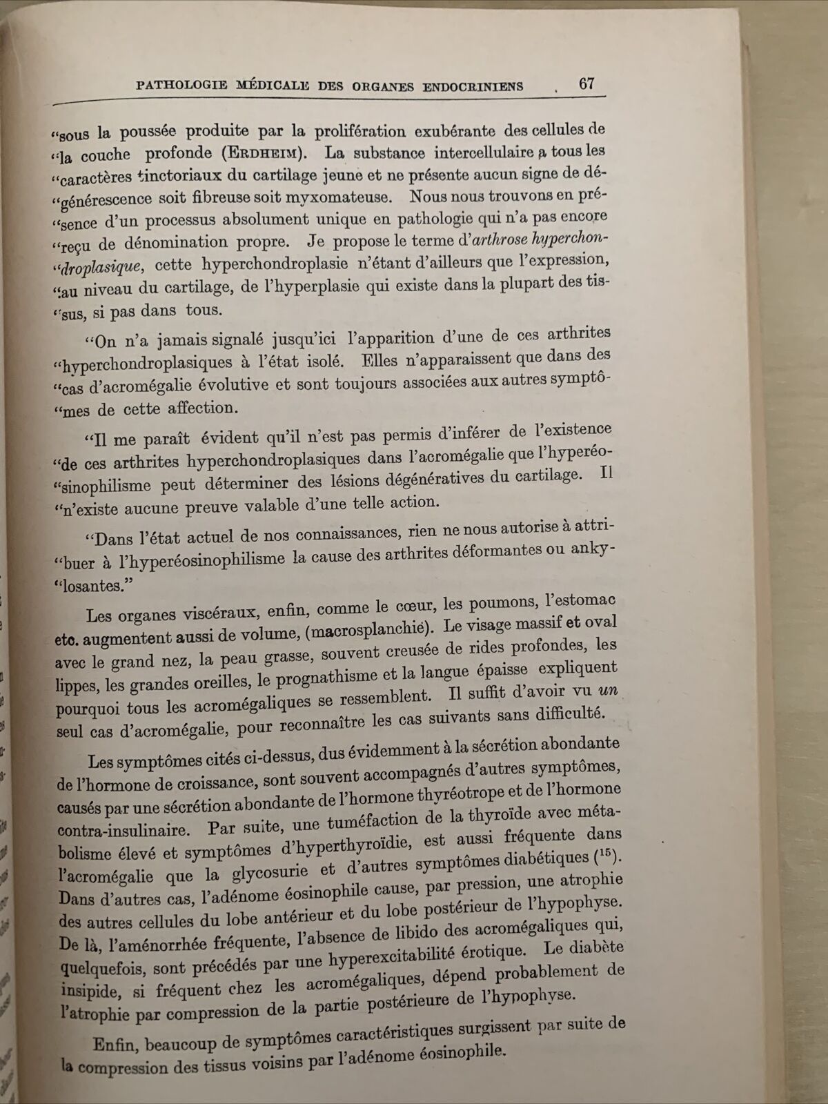 L'ENDOCRINOLOGIE ET L'OEIL. Snapper, Szily, Imre, Lo Cascio, Drouet. 1938 #