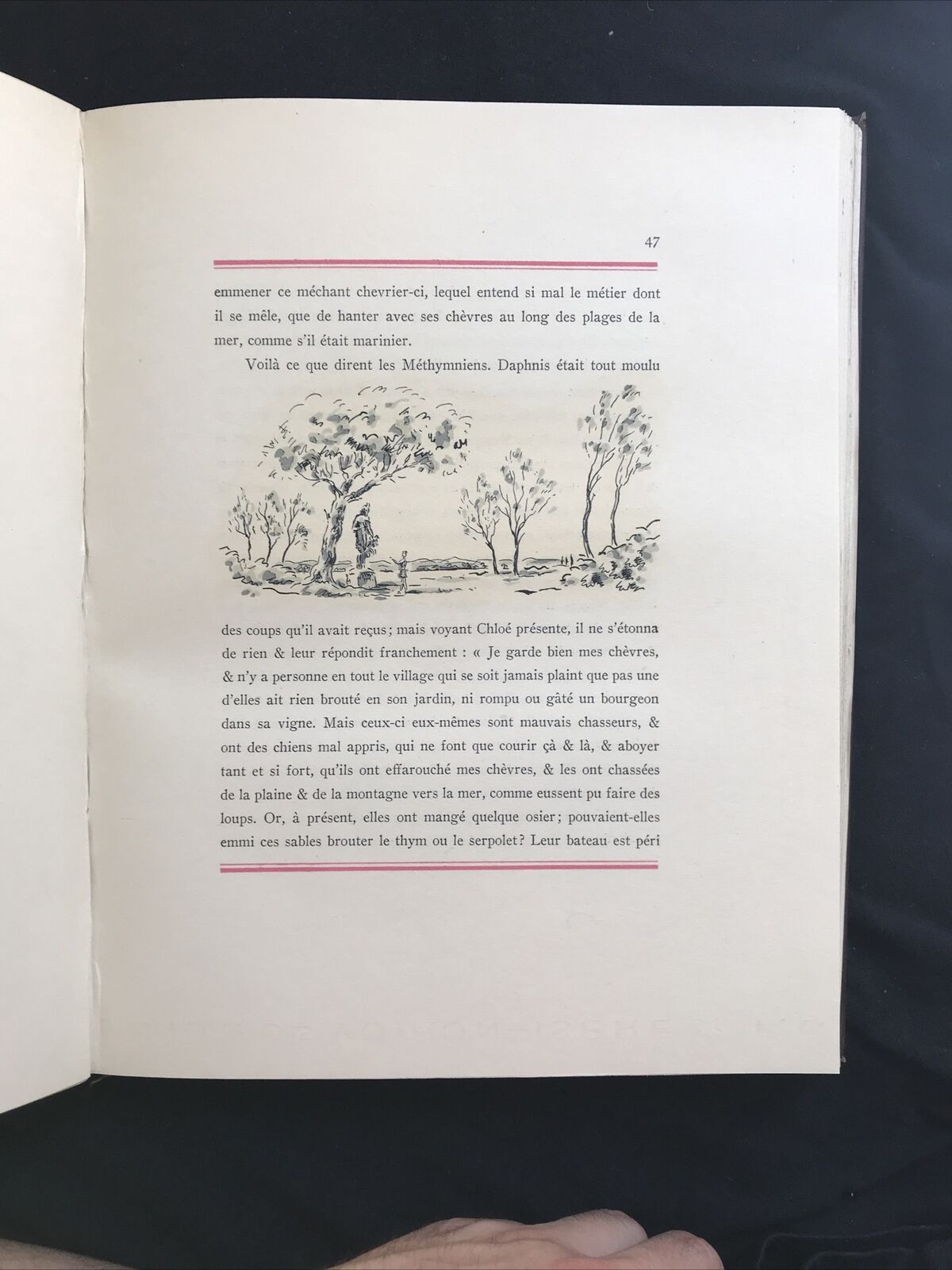 Les Pastorales de Longus ou Daphnis & Chloé, Trad. J. Amyot-L'image littéraire