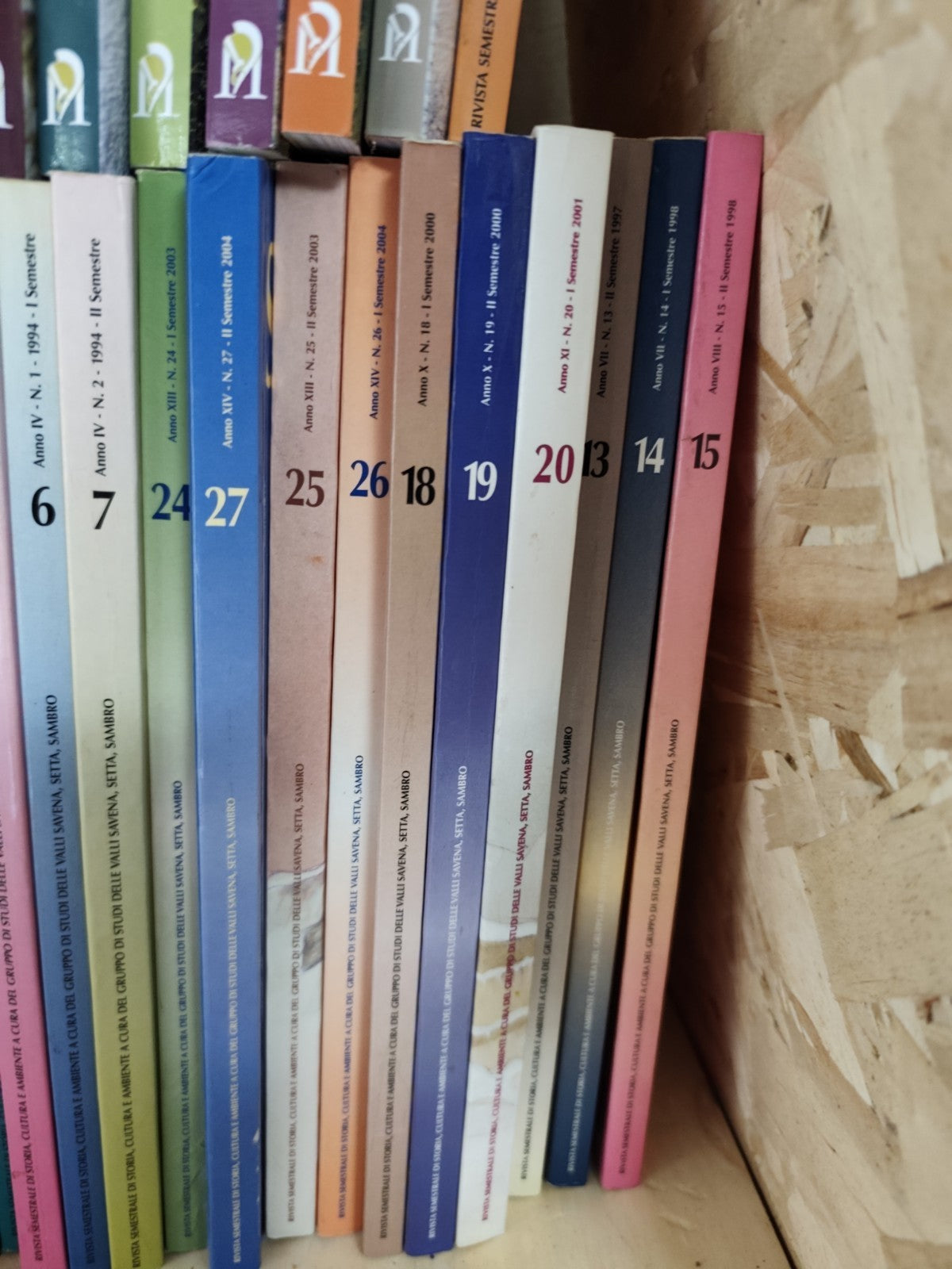 Savena Setta Sambro Rivista Lotto di 58 VOLUMI  ritiro zona Bologna o Spedizione