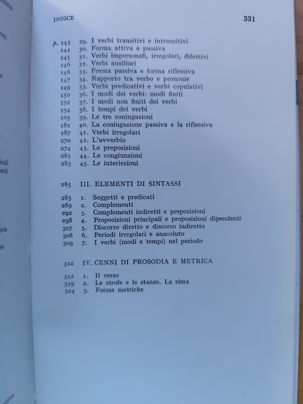 La grammatica Italiana - Francesco Flora, universale Cappelli 1971