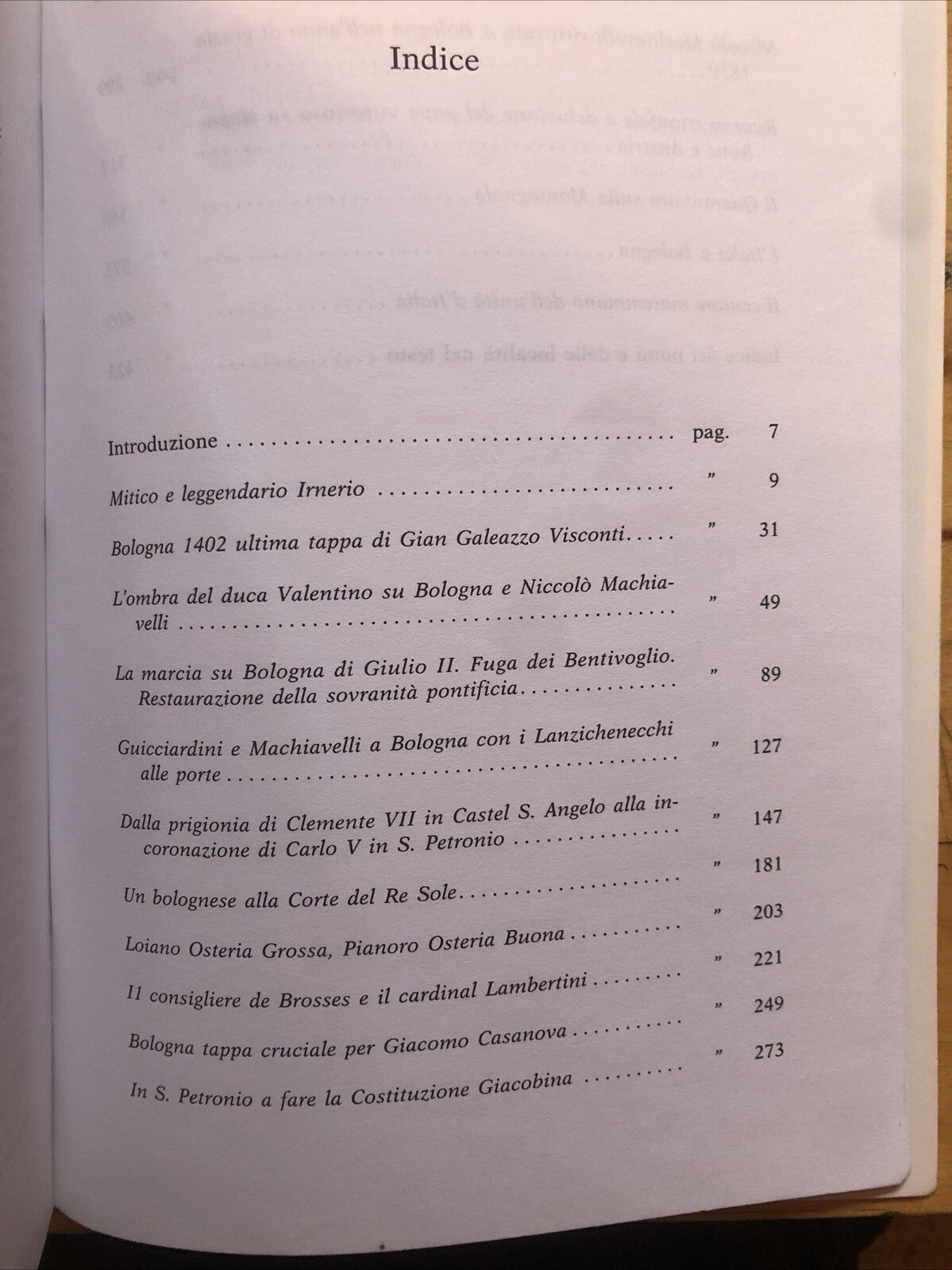 Capitoli bolognesi della storia d'Italia, Nerio Zanardi. Patròn 1997