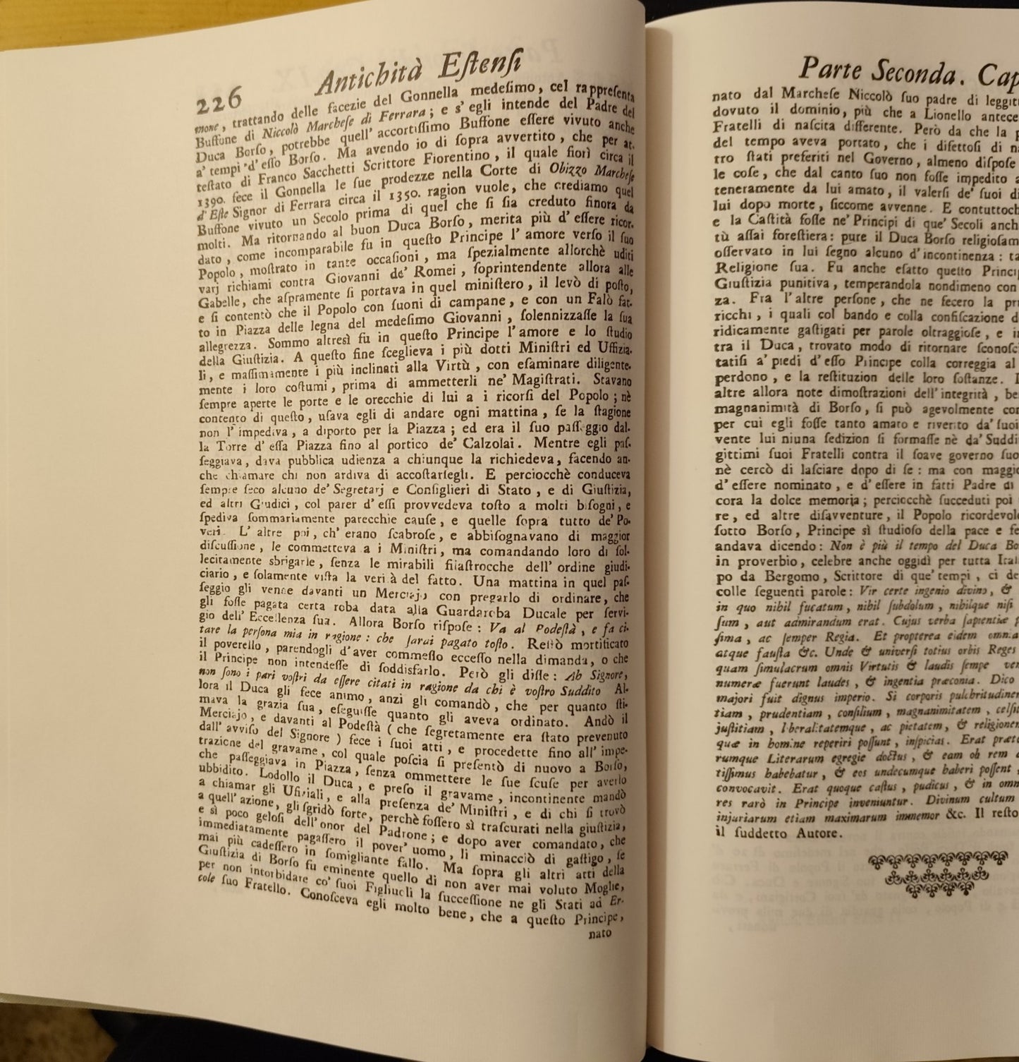 Delle Antichità Estensi, continuazione ossia parte seconda, ristampa Tamari 1988