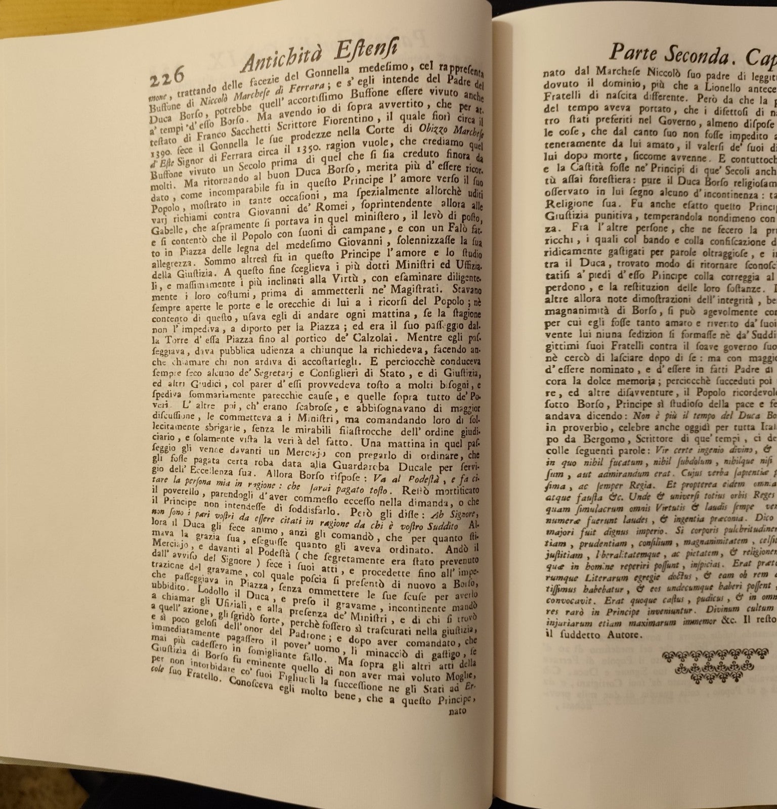 Delle Antichità Estensi, continuazione ossia parte seconda, ristampa Tamari 1988