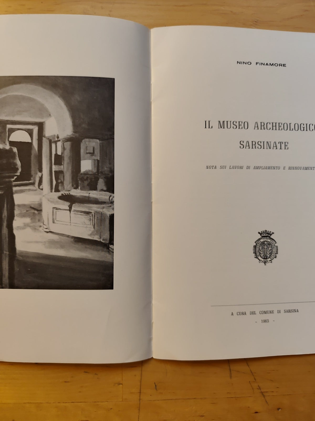 Il museo archeologico Sarsinate - Nino Finamore, comune di Sarsina 1965