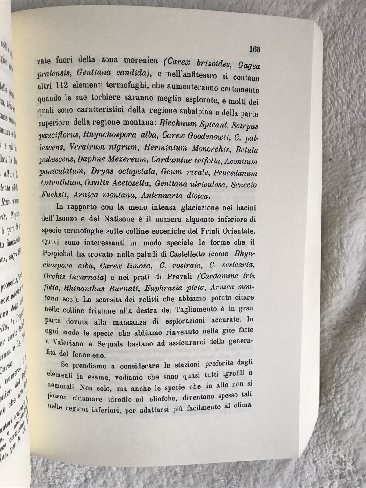 La flora friulana Luigi Michele  Gortani Arnaldo Forni editore CARNIA FRIULI 