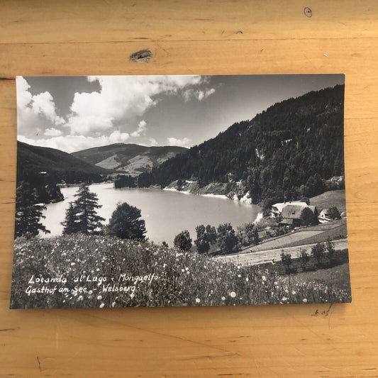 Cartolina LOCANDA AL LAGO. MONGUELFO NON VIAGGIATA