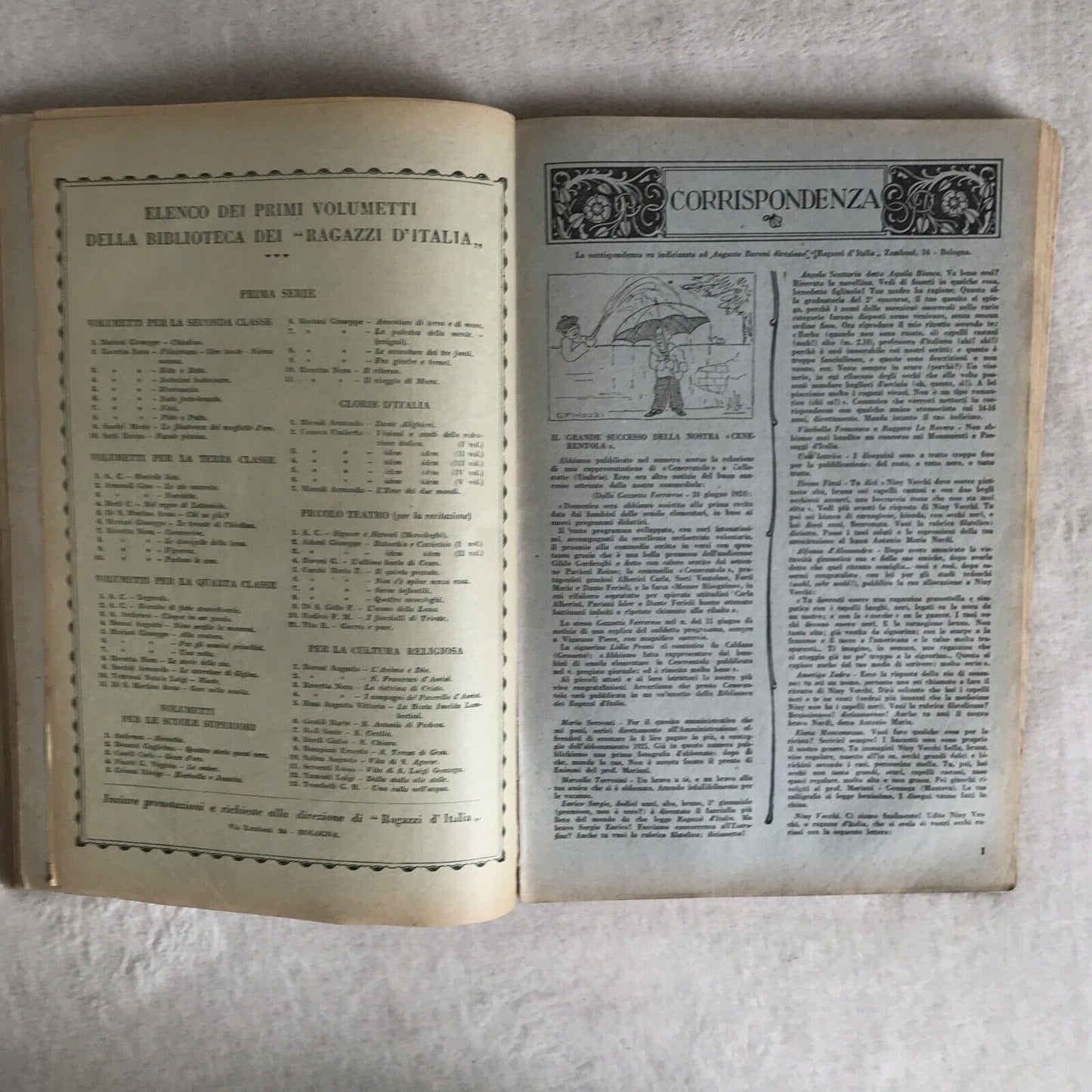RAGAZZI D'ITALIA, anno II completo, quindicinale 24 numeri.annata 1924 MONDADORI