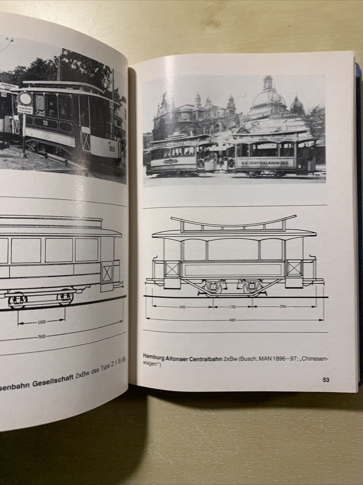 FERROVIE TRAM GERMANIA, TASCHENBUCH DEUTSCHE straßenbahn BEIWAGEN. PABST 1984 #