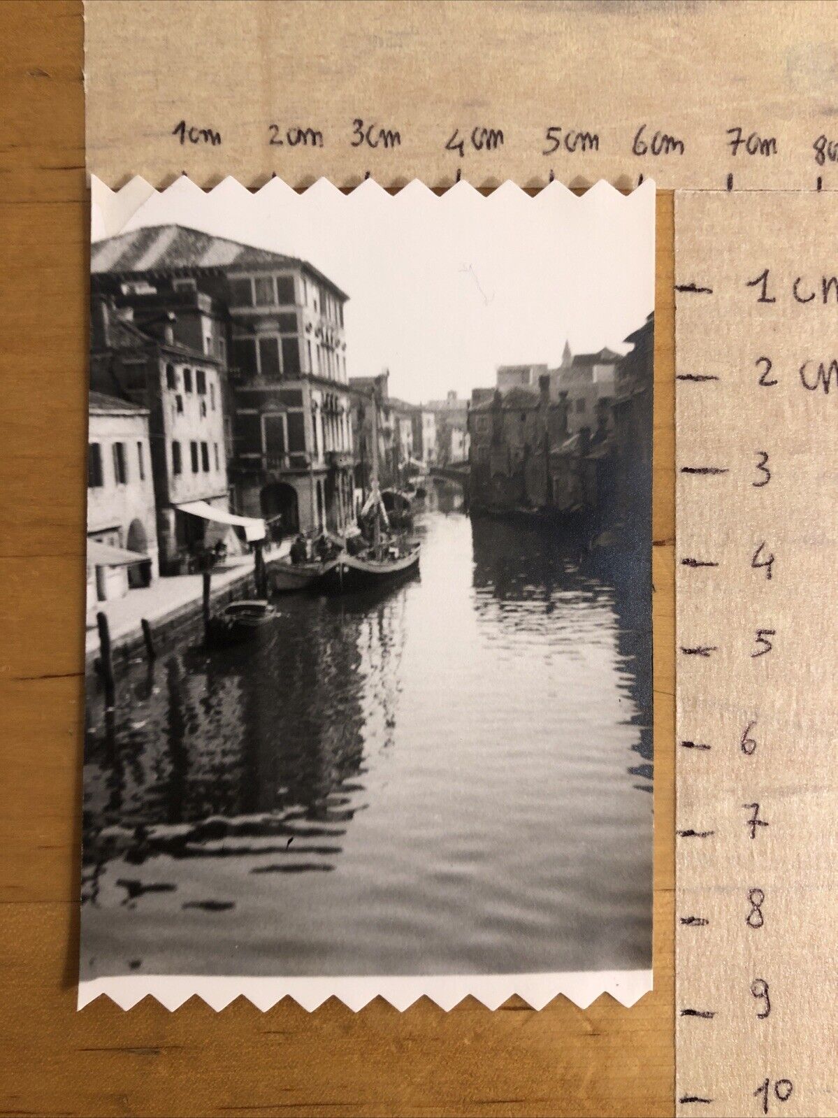 Fotografia VENEZIA originale 1958, 6x9cm, canale