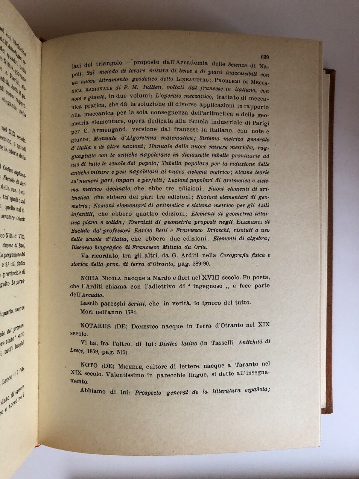 SCRITTORI ED ARTISTI PUGLIESI, CARLO VILLANI - ARNALDO FORNI EDITORE ristampa