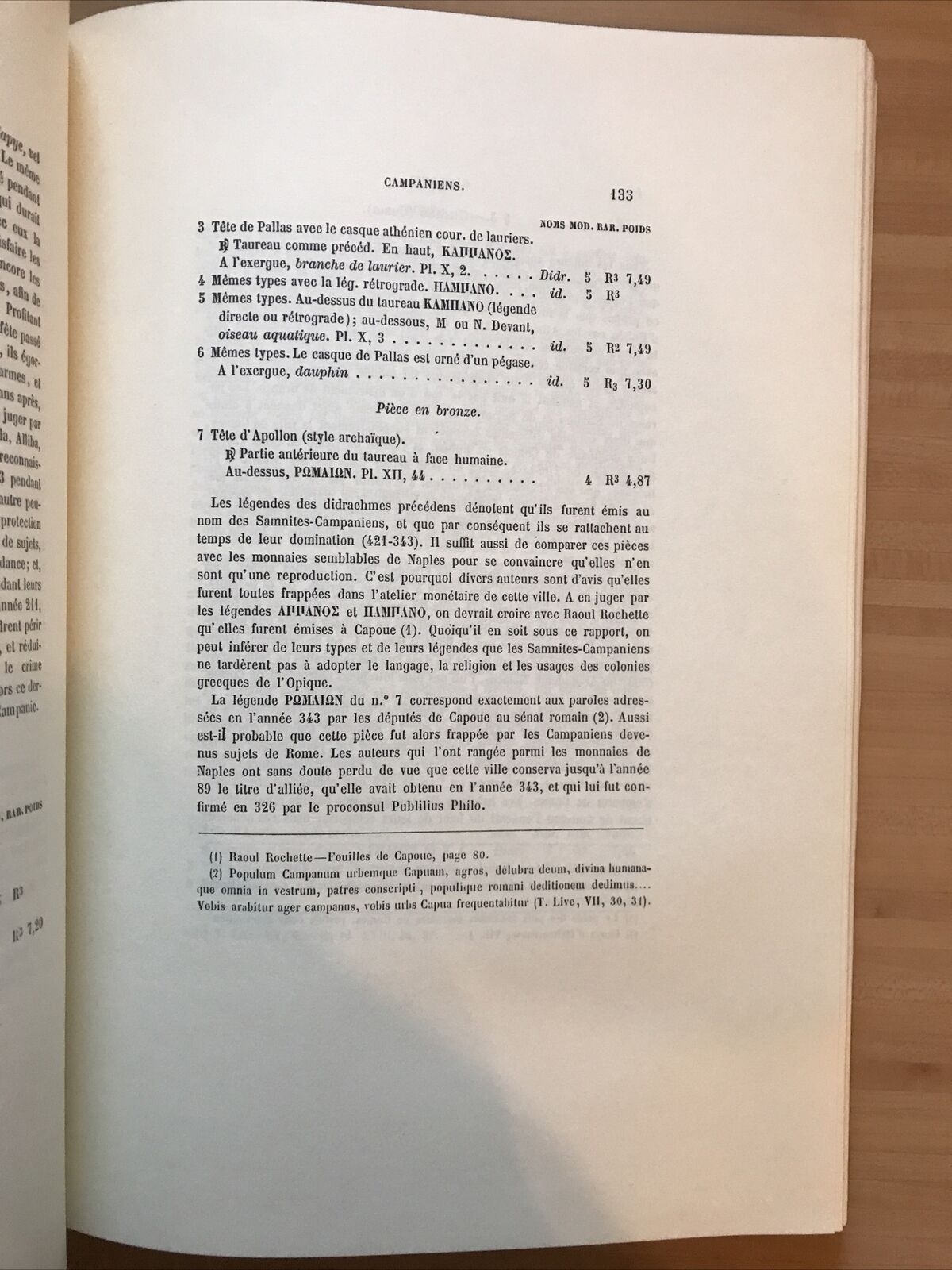 Recherches sur les monnaies de la presqu'ile Italique, L. Sambon. A. Forni #